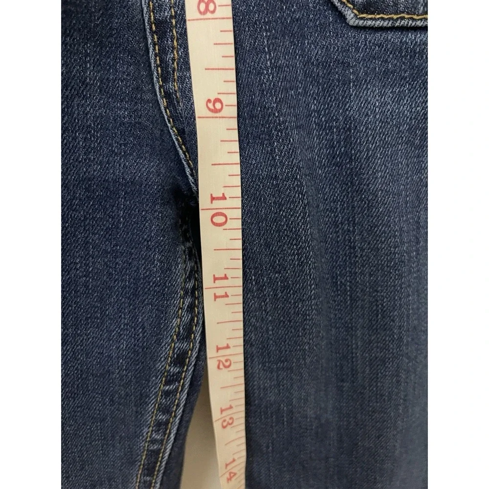 VERONICA BEARD Carolyn 10" Baby Boot Dark Vintage Patch Pocket Kick Flare Jean27 - Picture 12 of 14